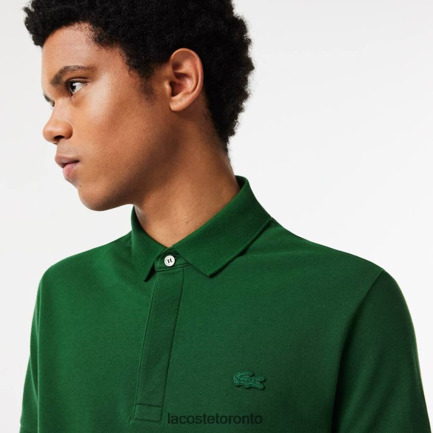 Clothing Lacoste Smart Paris Stretch Cotton Pique Polo Green Men Z60BPR658