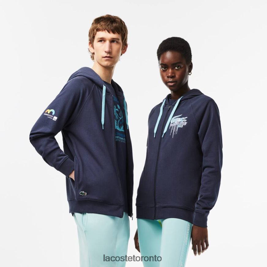 Clothing Lacoste Sport Miami Open Edition Hoodie Blue Unisex Z60BPR354