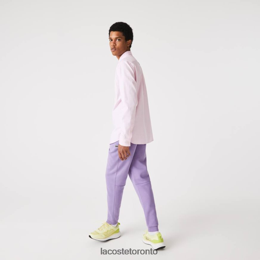 Clothing Lacoste Tapered Fit Fleece Trackpants Purple Men Z60BPR995