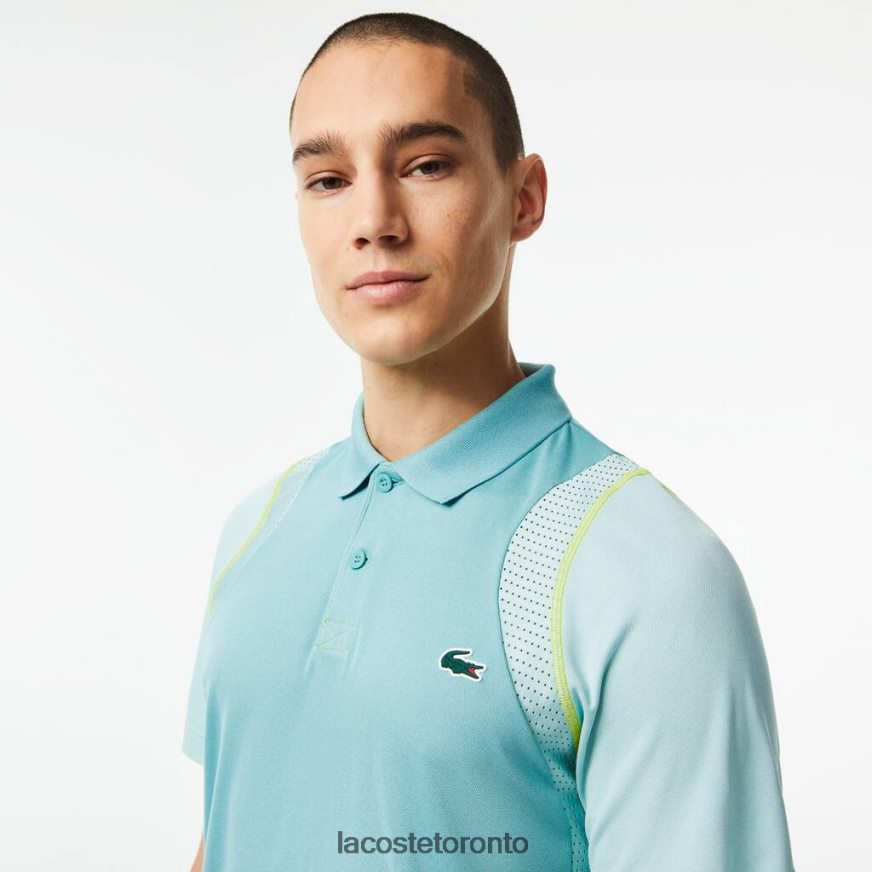 Clothing Lacoste Tennis Recycled Polyester Polo Shirt Mint Men Z60BPR84