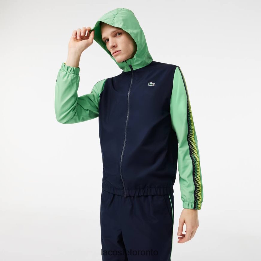 Clothing Lacoste Tennis Regular Fit Jogger Set Navy Blue/Green/Navy Blue/Green Men Z60BPR343