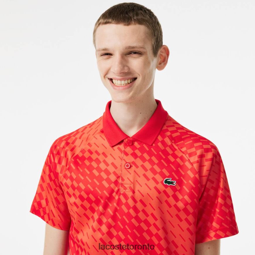 Clothing Lacoste Tennis x Novak Djokovic Fan Version Polo Red/Orange Men Z60BPR110