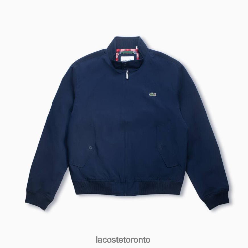 Clothing Lacoste Water-Repellent Light Twill Jacket Navy Blue Men Z60BPR405