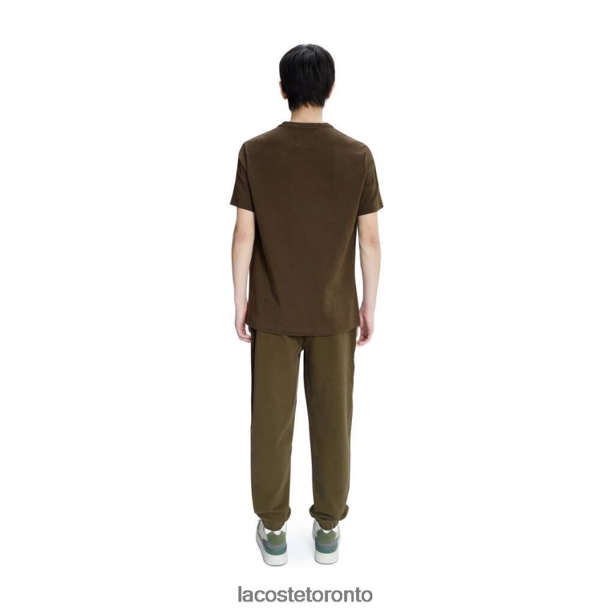 Clothing Lacoste x APC Cotton Fleece Trackpants Khaki Green Men Z60BPR1196