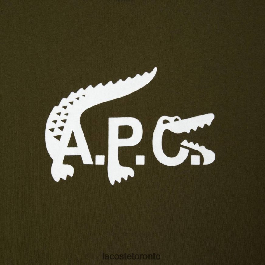 Clothing Lacoste x APC Jersey T-Shirt Khaki Green Unisex Z60BPR925