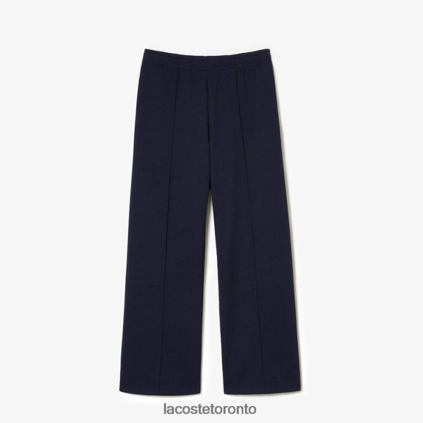 Clothing Lacoste x Goop Two-Ply Pique Trackpants Navy Blue Women Z60BPR2667