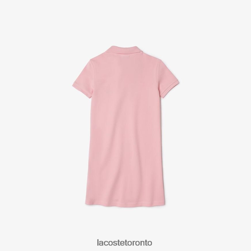 Clothing Lacoste x Minecraft Cotton Pique Polo Dress Pink Kids Z60BPR3297