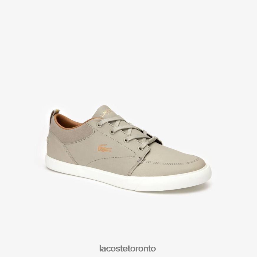 Shoes Lacoste Bayliss Leather Boat Shoes Off White Men Z60BPR1719