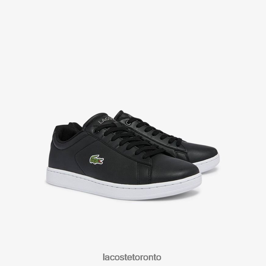 Shoes Lacoste Carnaby BL Leather Sneakers Black  White Men Z60BPR1816