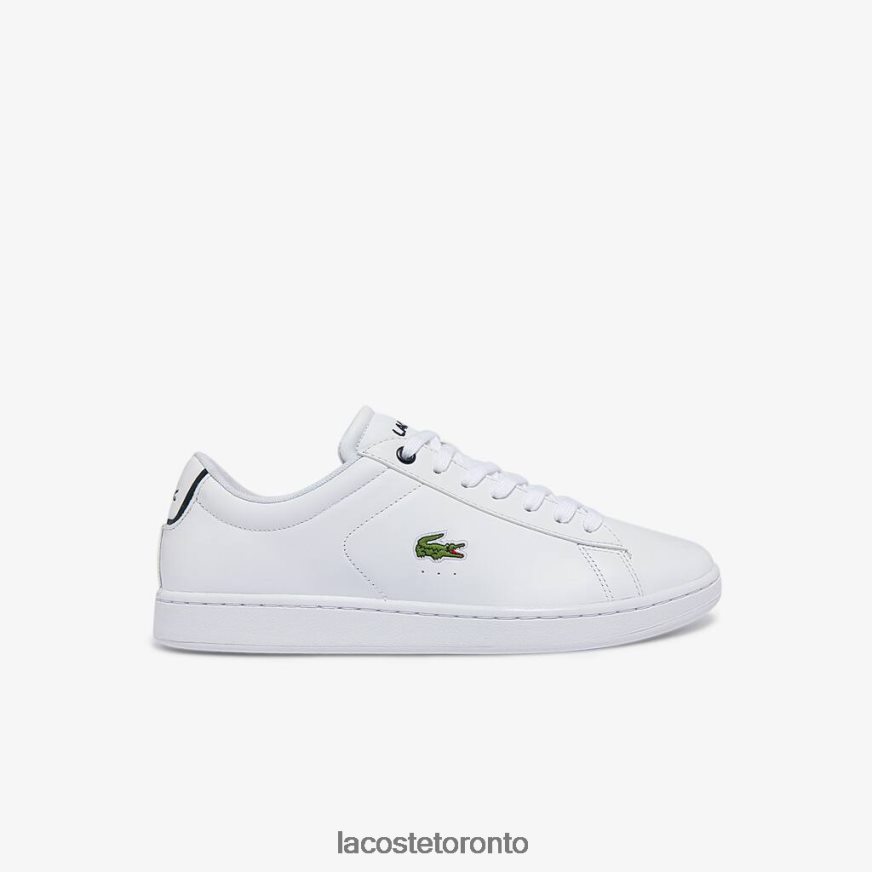 Shoes Lacoste Carnaby BL Leather Sneakers White  Navy Men Z60BPR1815