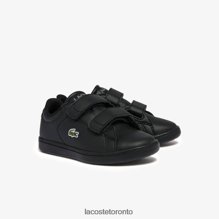 Shoes Lacoste Carnaby Evo BL Synthetic Sneakers Black Kids Z60BPR2939