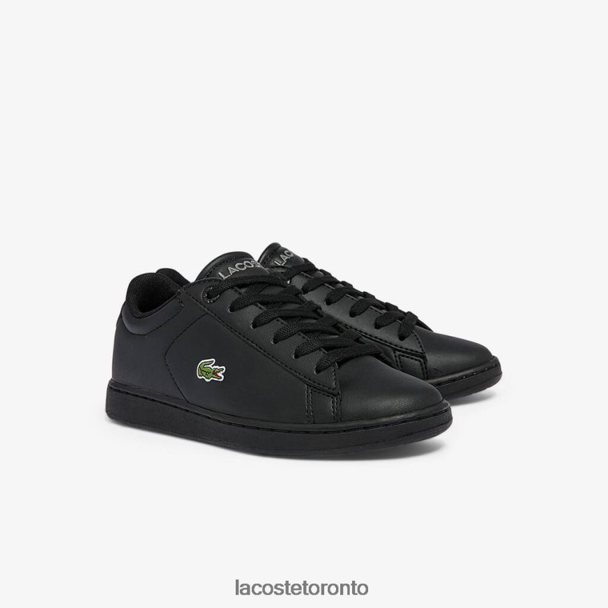 Shoes Lacoste Carnaby Evo BL Synthetic Sneakers Black Kids Z60BPR3227