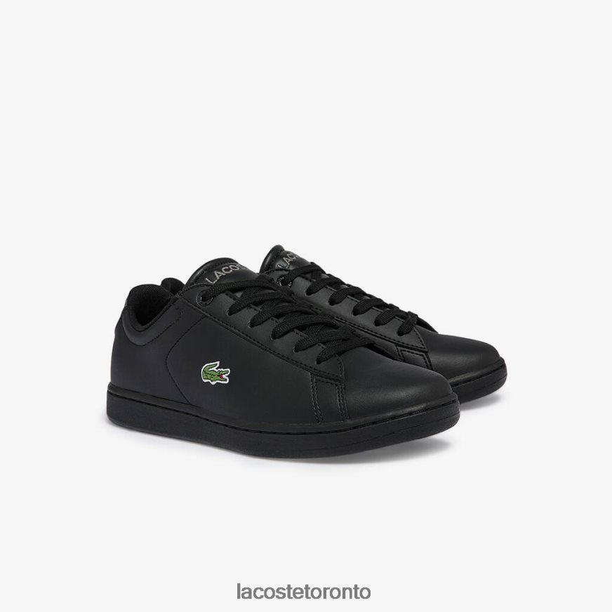 Shoes Lacoste Carnaby Evo BL Synthetic Sneakers Black Kids Z60BPR3328