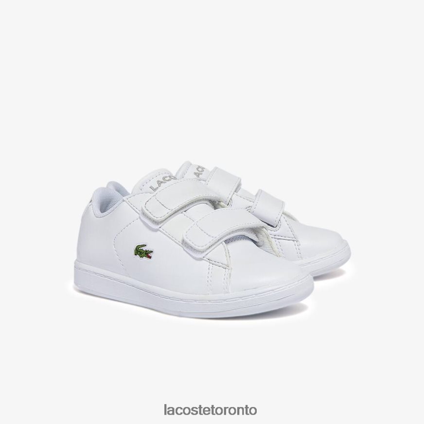 Shoes Lacoste Carnaby Evo BL Synthetic Sneakers White Kids Z60BPR2940