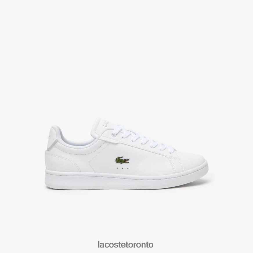 Shoes Lacoste Carnaby Pro BL Tonal Leather Sneakers White Women Z60BPR2681