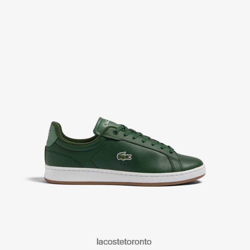 Shoes Lacoste Carnaby Pro Leather Gum Sole Sneakers Dark Green/Gum Men Z60BPR1723