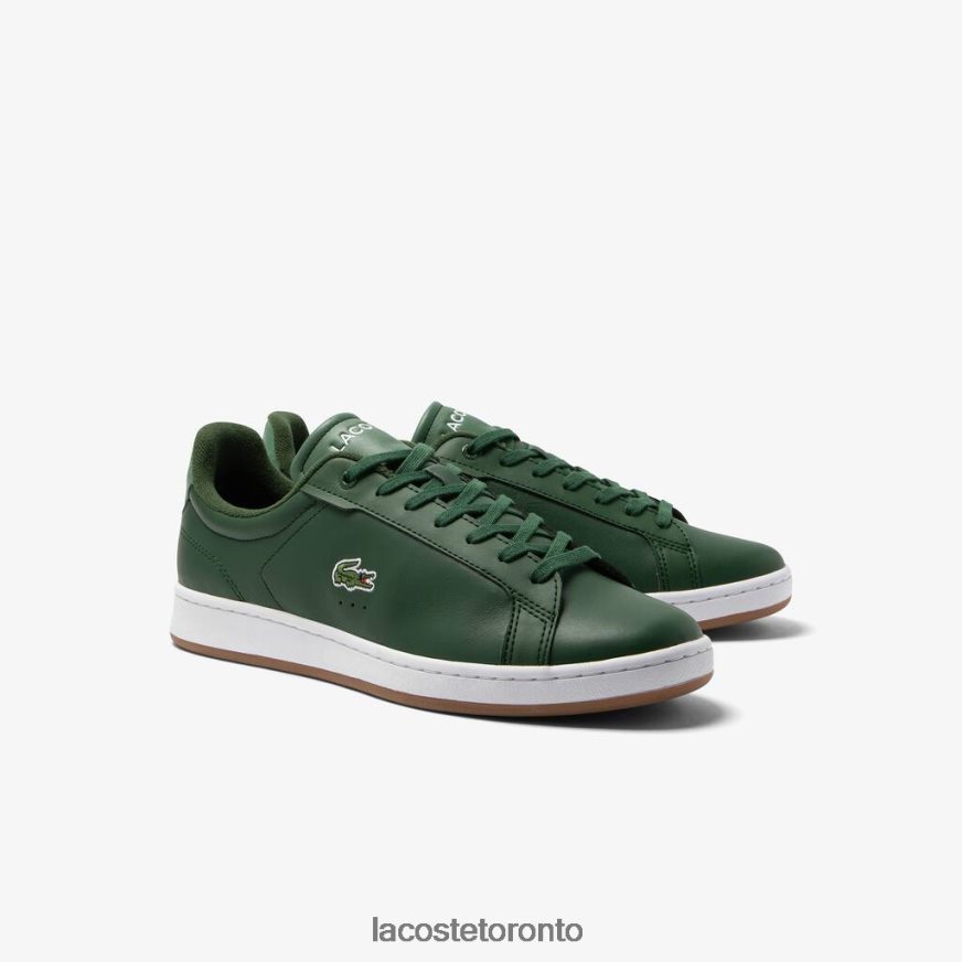 Shoes Lacoste Carnaby Pro Leather Gum Sole Sneakers Dark Green/Gum Men Z60BPR1723