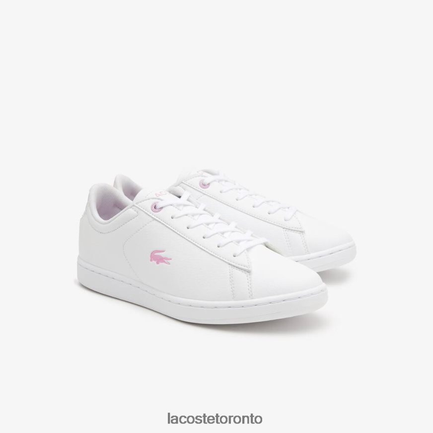 Shoes Lacoste Carnaby Synthetic Sneackers White Kids Z60BPR3316