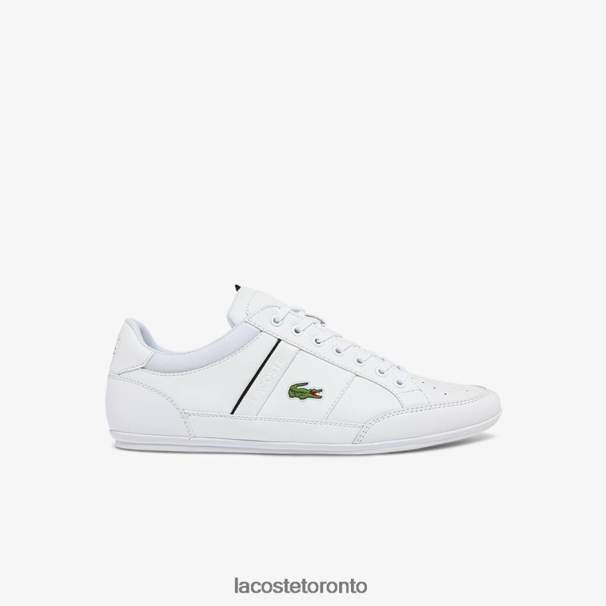 Shoes Lacoste Chaymon Synthetic and Leather Sneakers White  Black Men Z60BPR1724