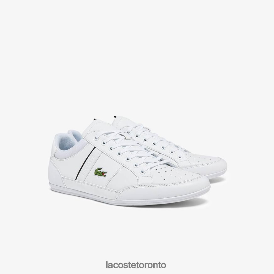 Shoes Lacoste Chaymon Synthetic and Leather Sneakers White  Black Men Z60BPR1724