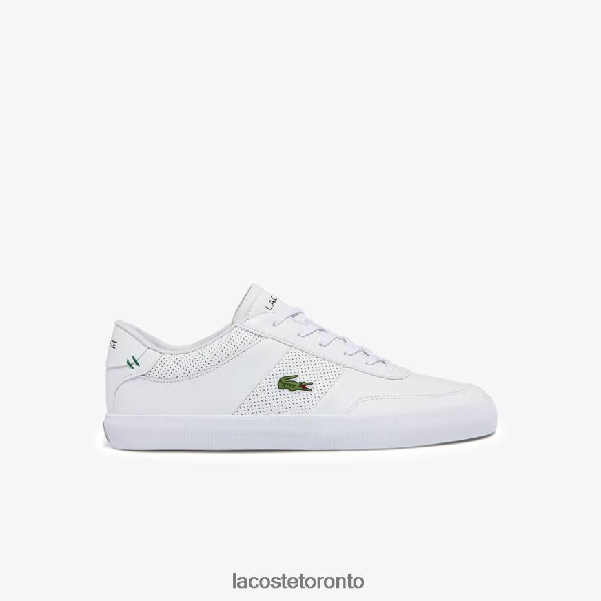 Shoes Lacoste Court-Master Leather Sneakers White Men Z60BPR1913