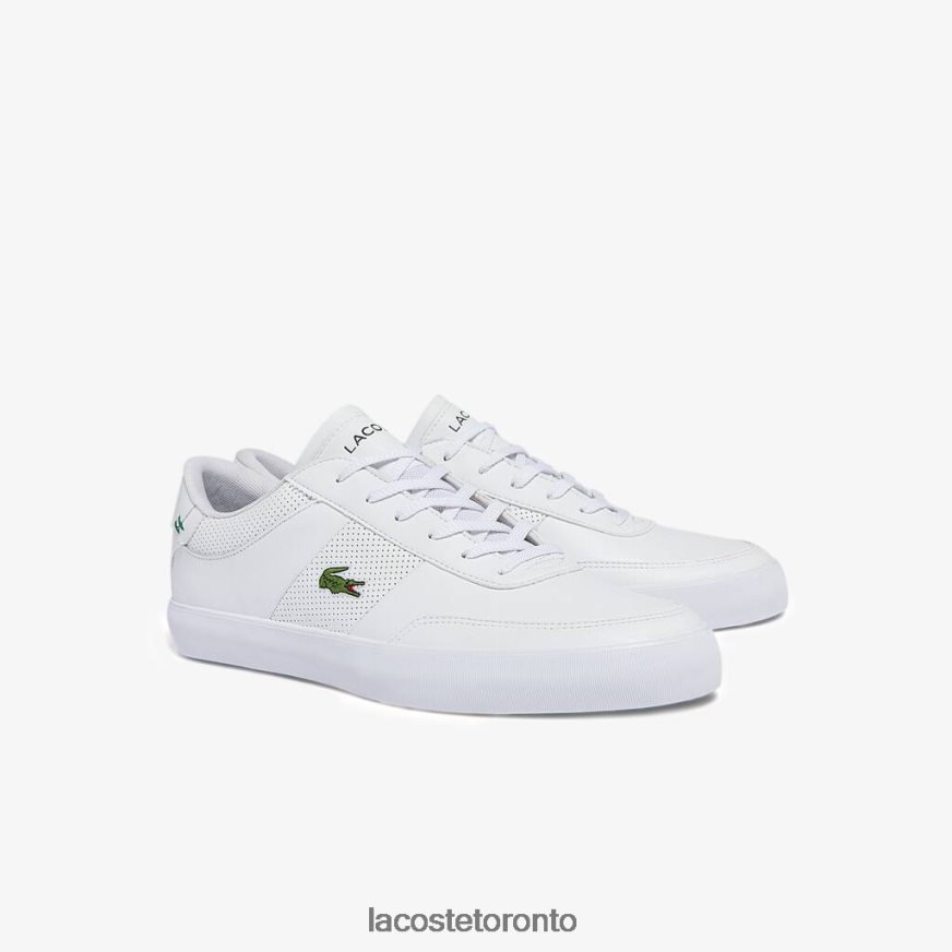 Shoes Lacoste Court-Master Leather Sneakers White Men Z60BPR1913