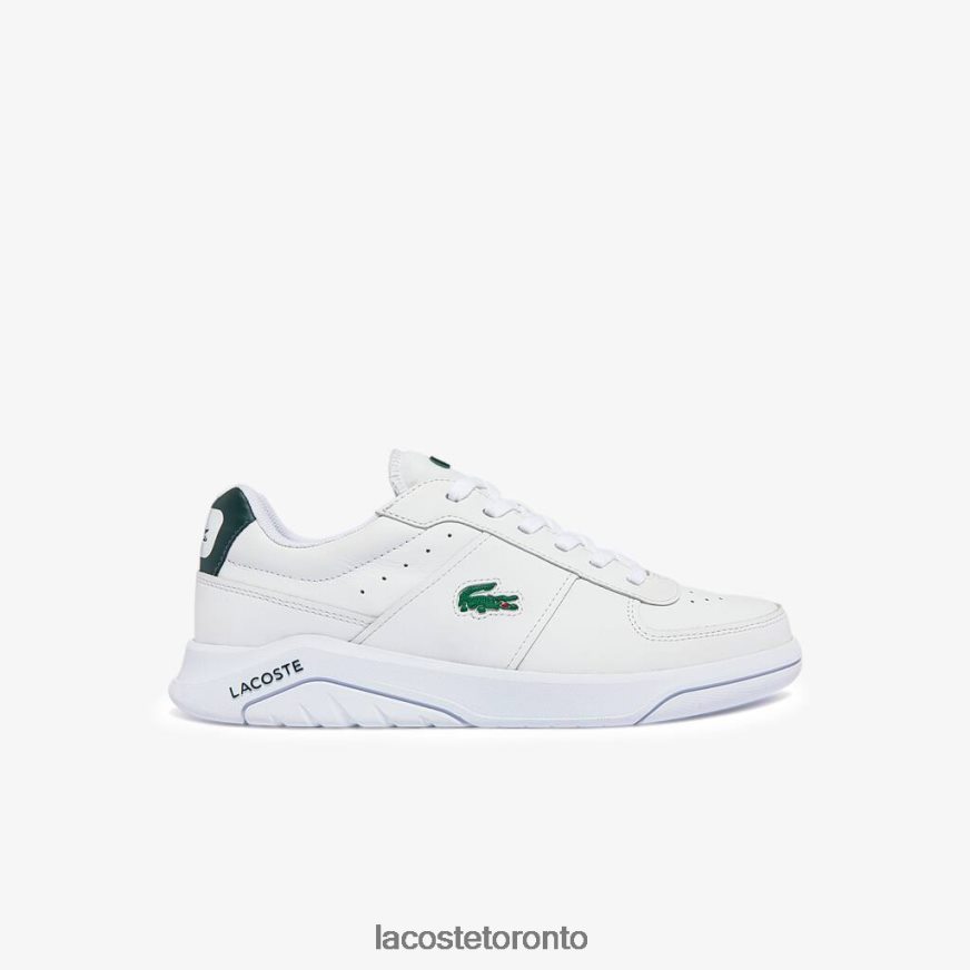 Shoes Lacoste Game Advance Leather Sneakers White  Dark Green Men Z60BPR1916