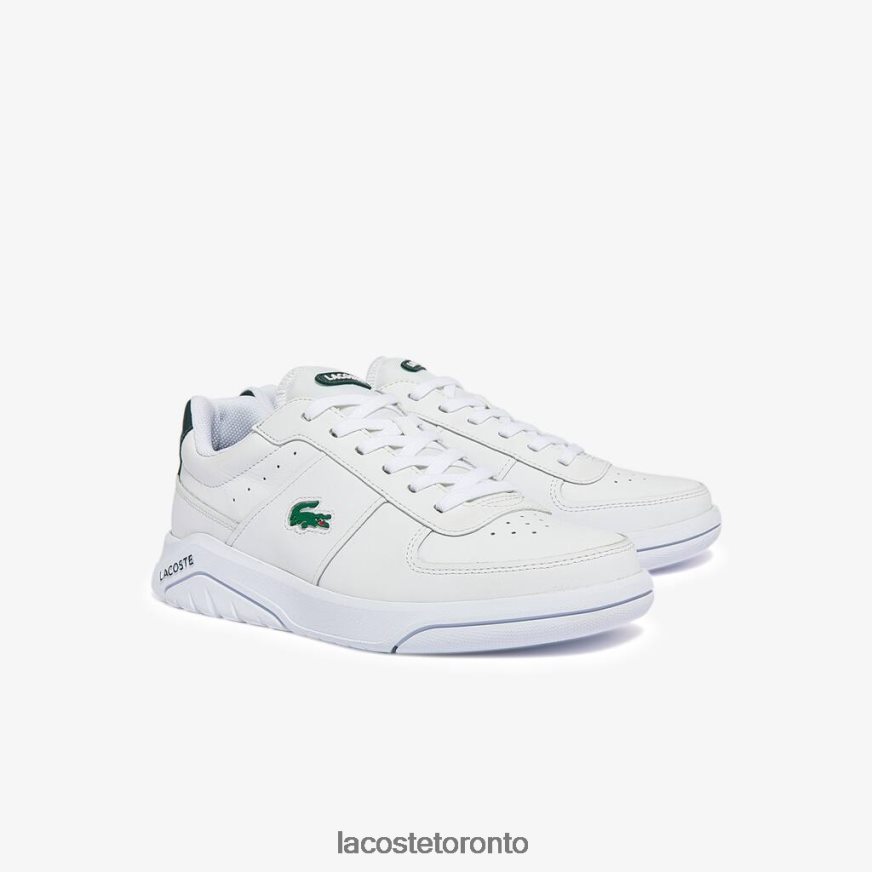 Shoes Lacoste Game Advance Leather Sneakers White  Dark Green Men Z60BPR1916