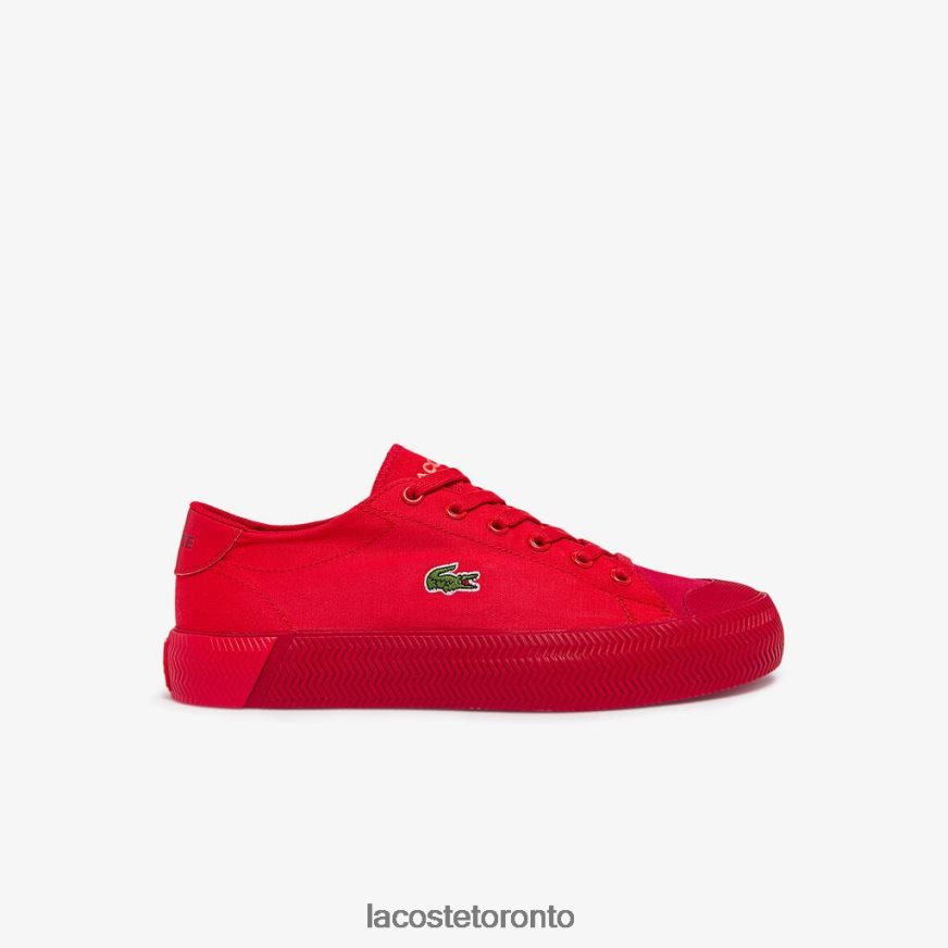 Shoes Lacoste Gripshot Canvas Tonal Sneakers Red Women Z60BPR2748