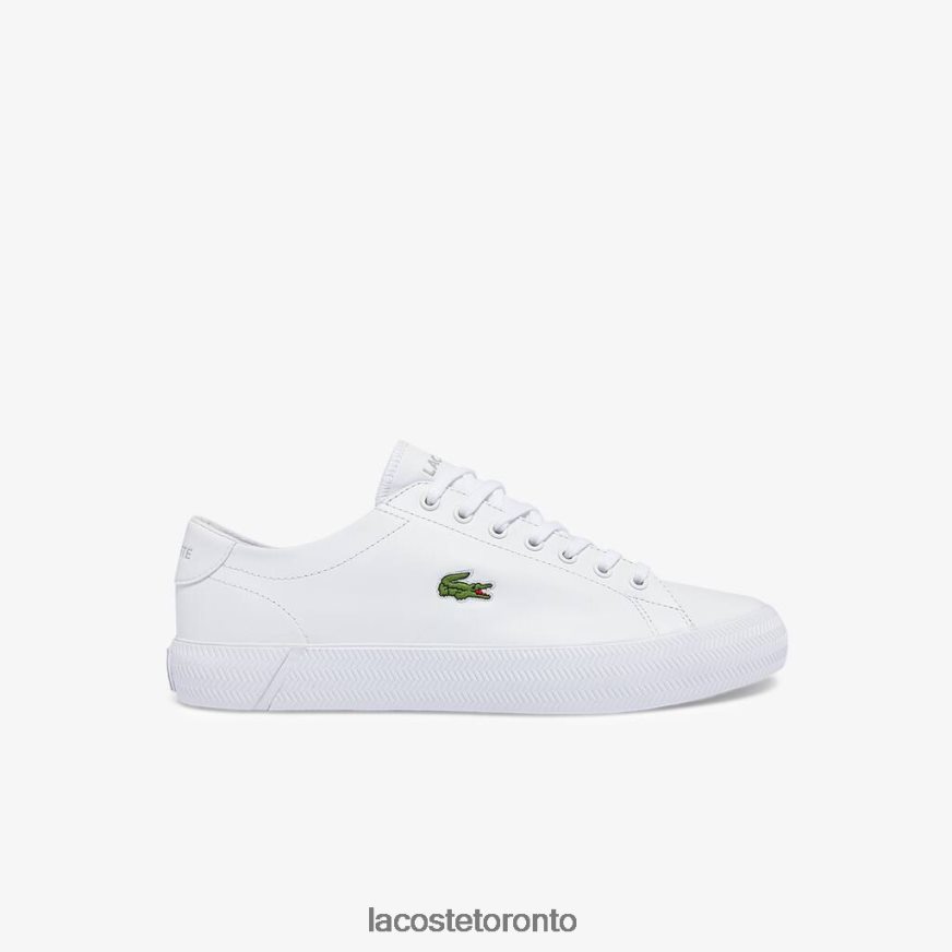 Shoes Lacoste Gripshot Leather and Synthetic Sneakers White Men Z60BPR1750