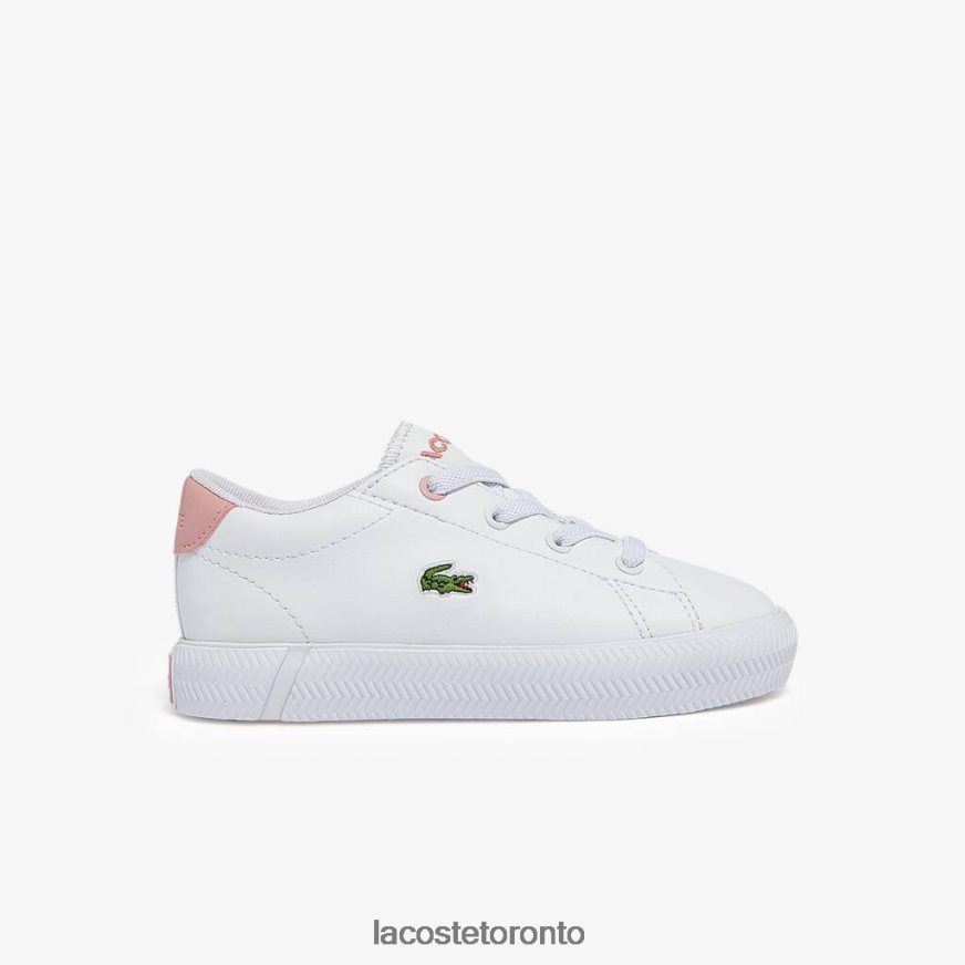 Shoes Lacoste Gripshot Sneakers White  Light Pink Kids Z60BPR2970