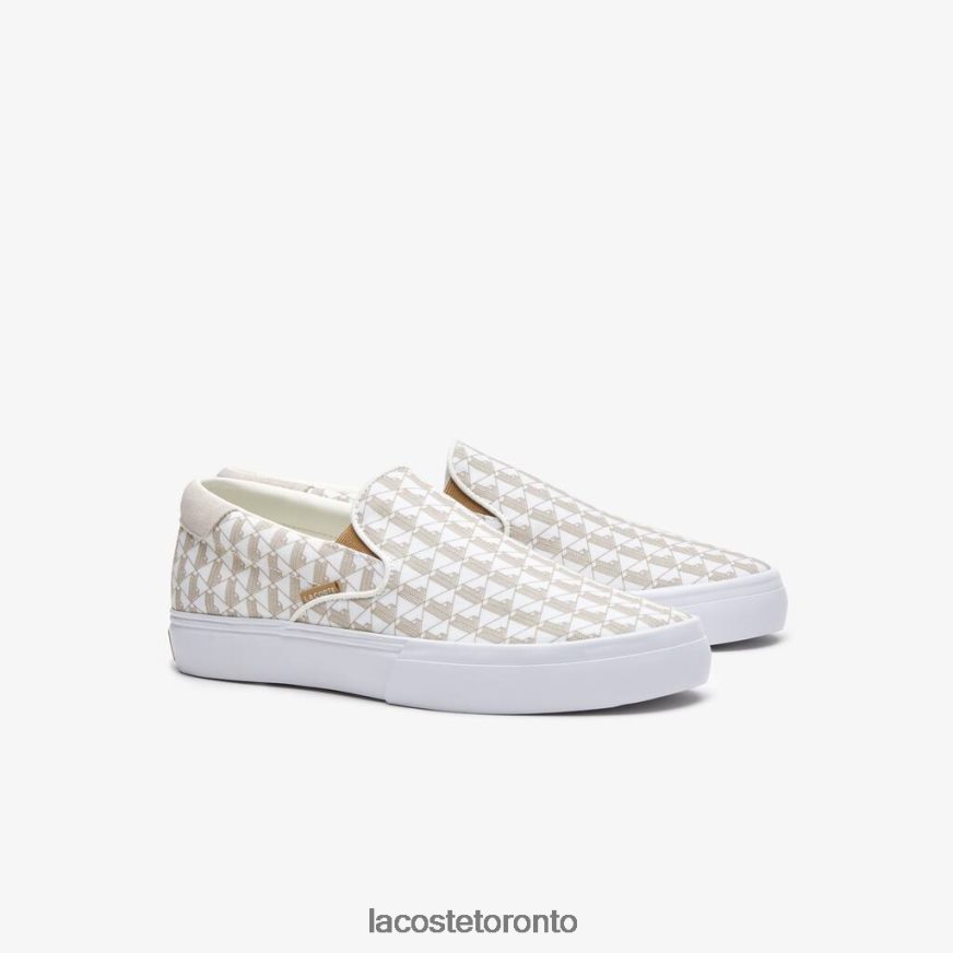 Shoes Lacoste Jump Serve Textile Slip on Off White  White Men Z60BPR1855