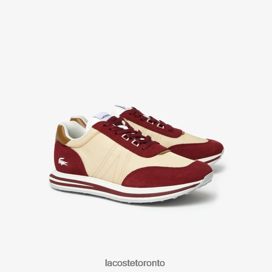 Shoes Lacoste L-Spin Textile Sneakers Red Men Z60BPR1844