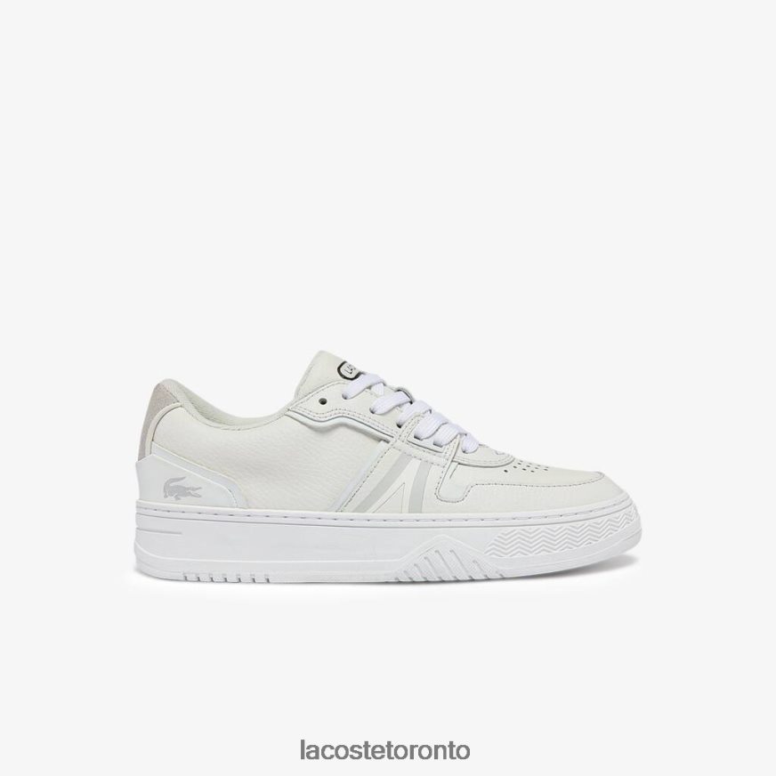 Shoes Lacoste L001 Leather Sneakers White  Off White Women Z60BPR2720