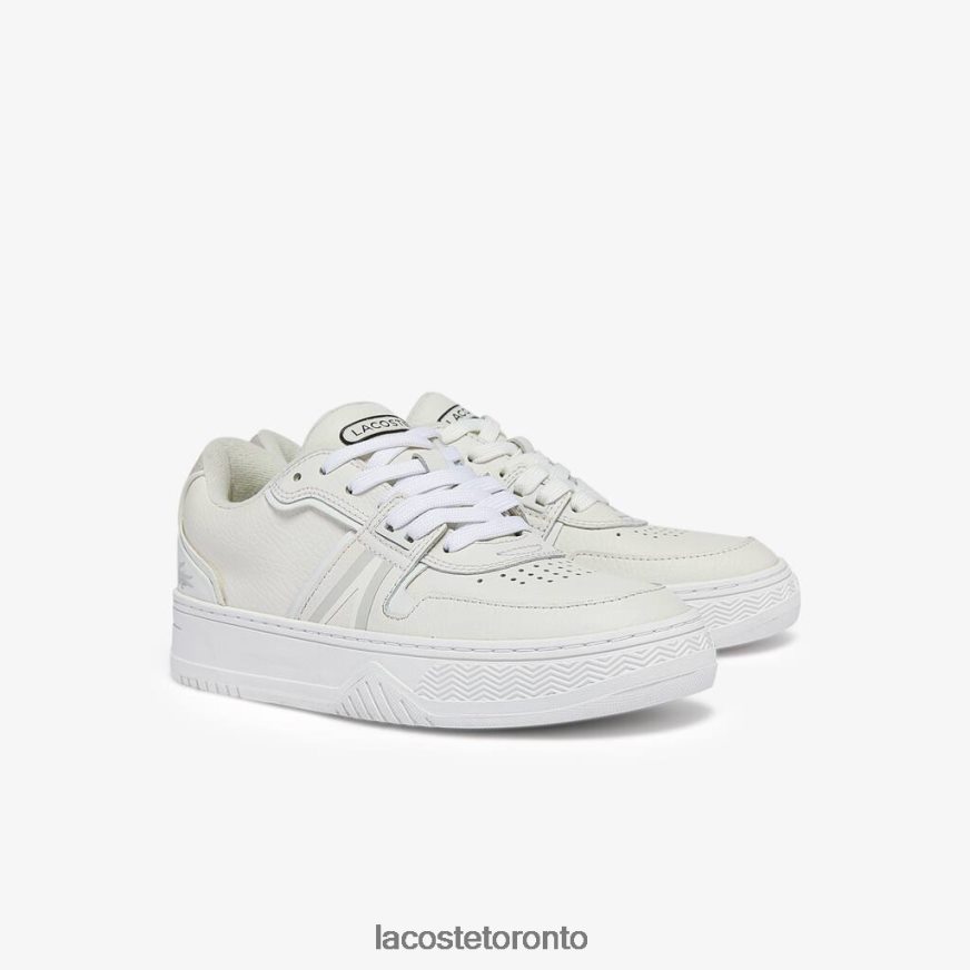 Shoes Lacoste L001 Leather Sneakers White  Off White Women Z60BPR2720