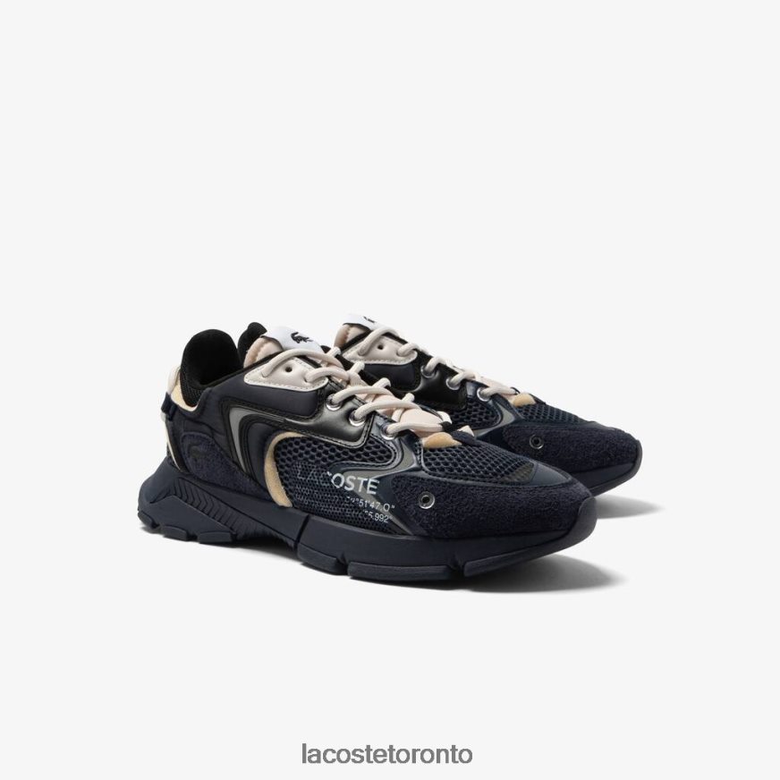 Shoes Lacoste L003 Neo Textile Sneakers Black/Navy Men Z60BPR1693