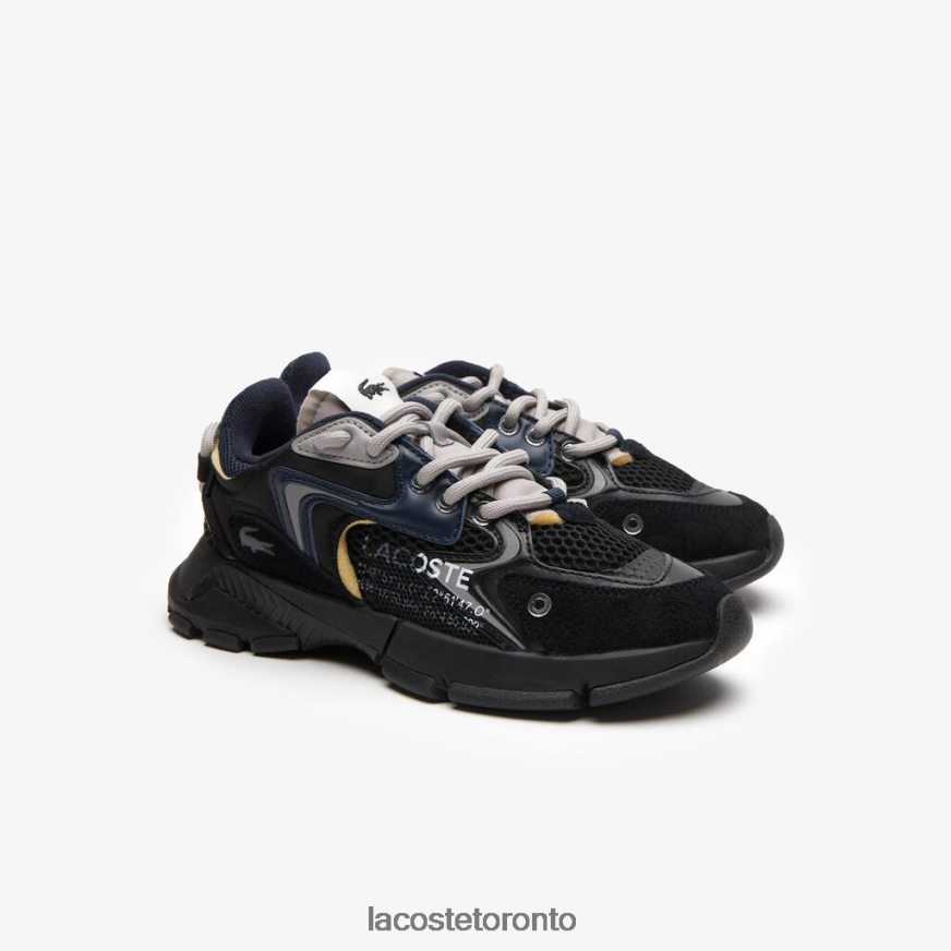 Shoes Lacoste L003 Neo Textile Sneakers Black/Navy Women Z60BPR2676