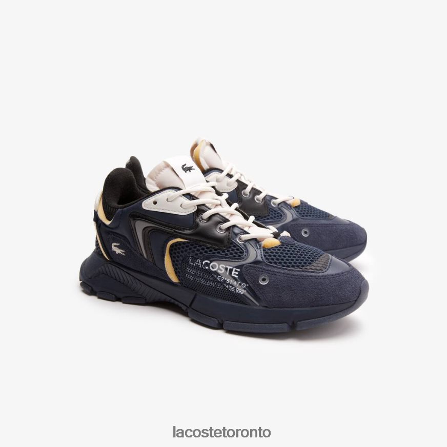 Shoes Lacoste L003 Neo Textile Sneakers Navy Men Z60BPR1697