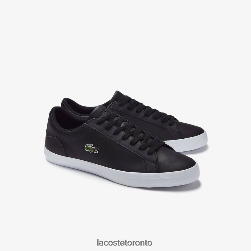 Shoes Lacoste Lerond Leather Sneakers Black Men Z60BPR1716