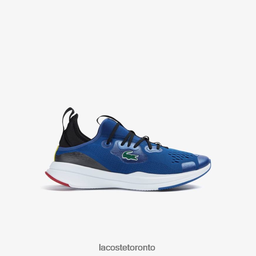 Shoes Lacoste Run Spin Comfort Textile Color Contrast Sneakers Blue/White Men Z60BPR1882