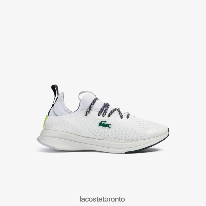 Shoes Lacoste Run Spin Comfort Textile Sneakers White  Off White Men Z60BPR1795