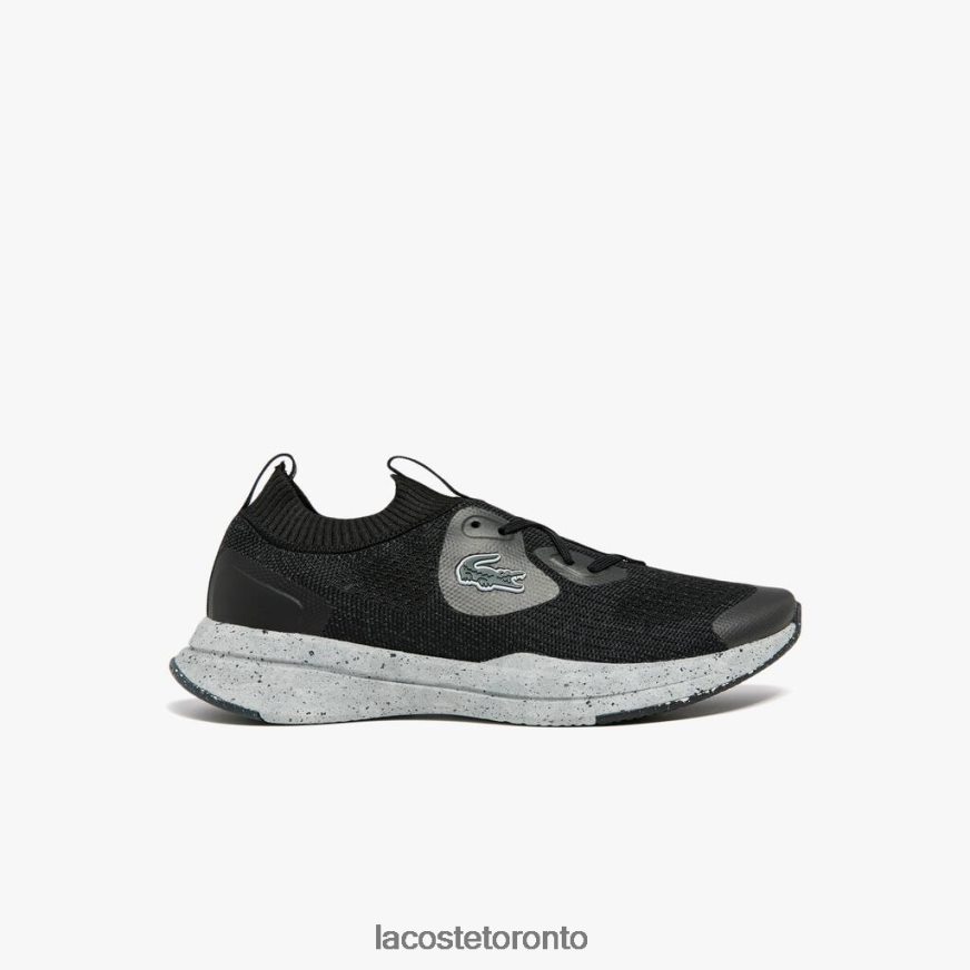 Shoes Lacoste Run Spin Eco Textile Sneakers Black  Off White Women Z60BPR2726