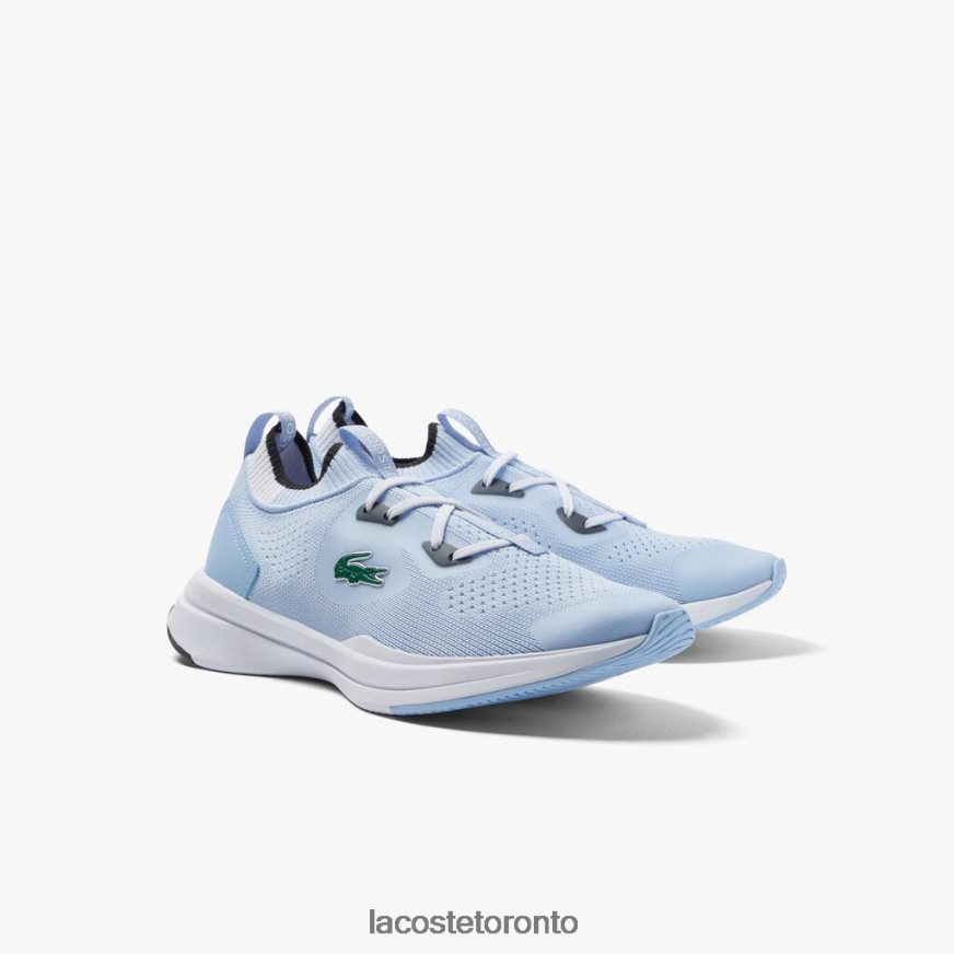 Shoes Lacoste Run Spin Knit Textile Color Contrast Sneackers Light Blue/White Kids Z60BPR3329