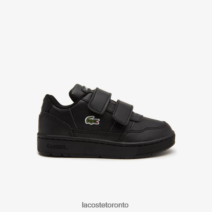 Shoes Lacoste T-Clip Synthetic Color-Pop Sneackers Black Kids Z60BPR2934