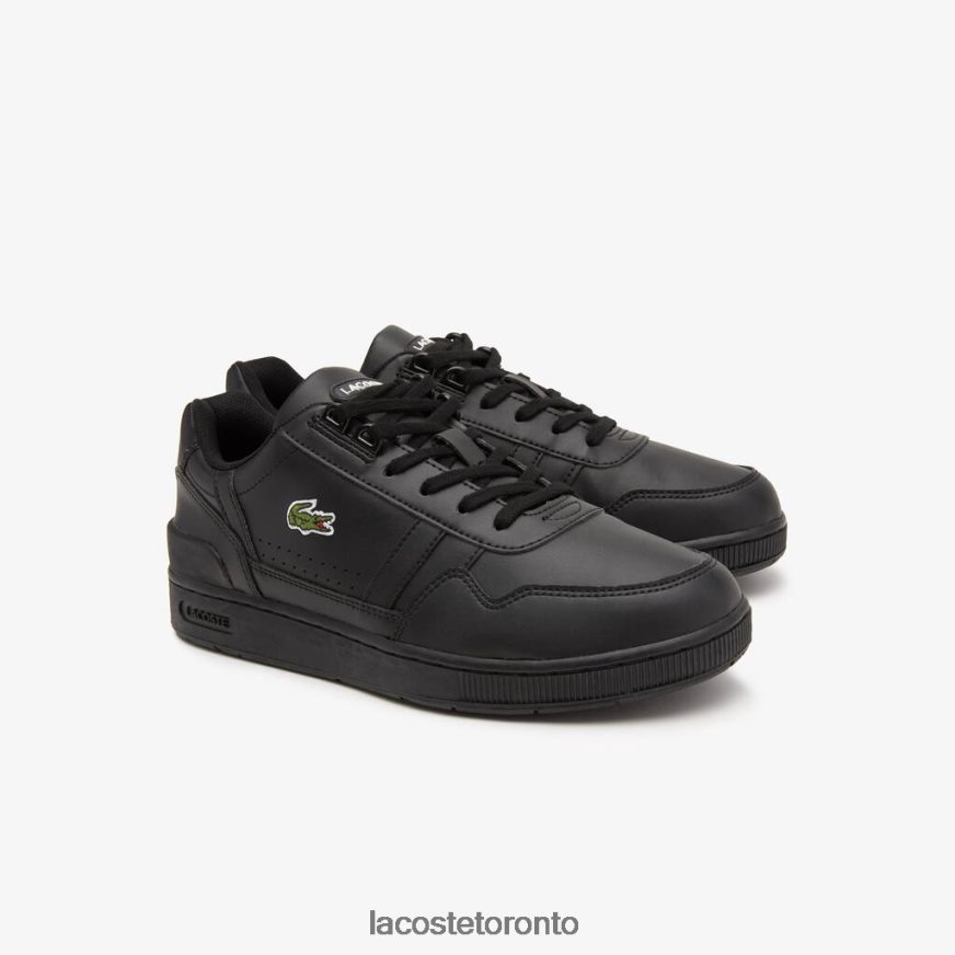 Shoes Lacoste T-Clip Synthetic Color-Pop Sneackers Black Kids Z60BPR3314