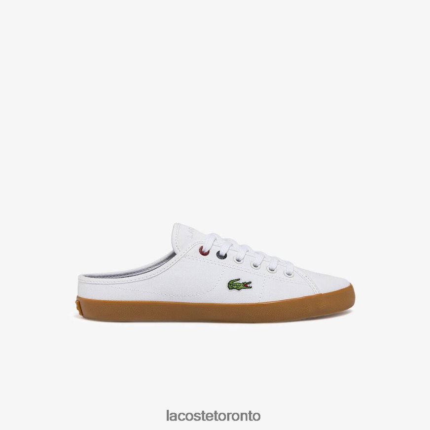 Shoes Lacoste Ziane Mule Canvas Sneakers White  Gum Women Z60BPR2732