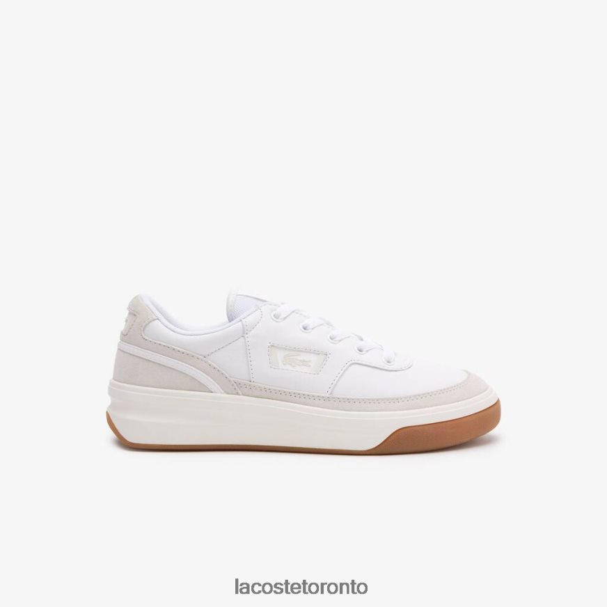 Shoes Lacoste x Goop G80 Leather Sneakers White  Off White Women Z60BPR2760