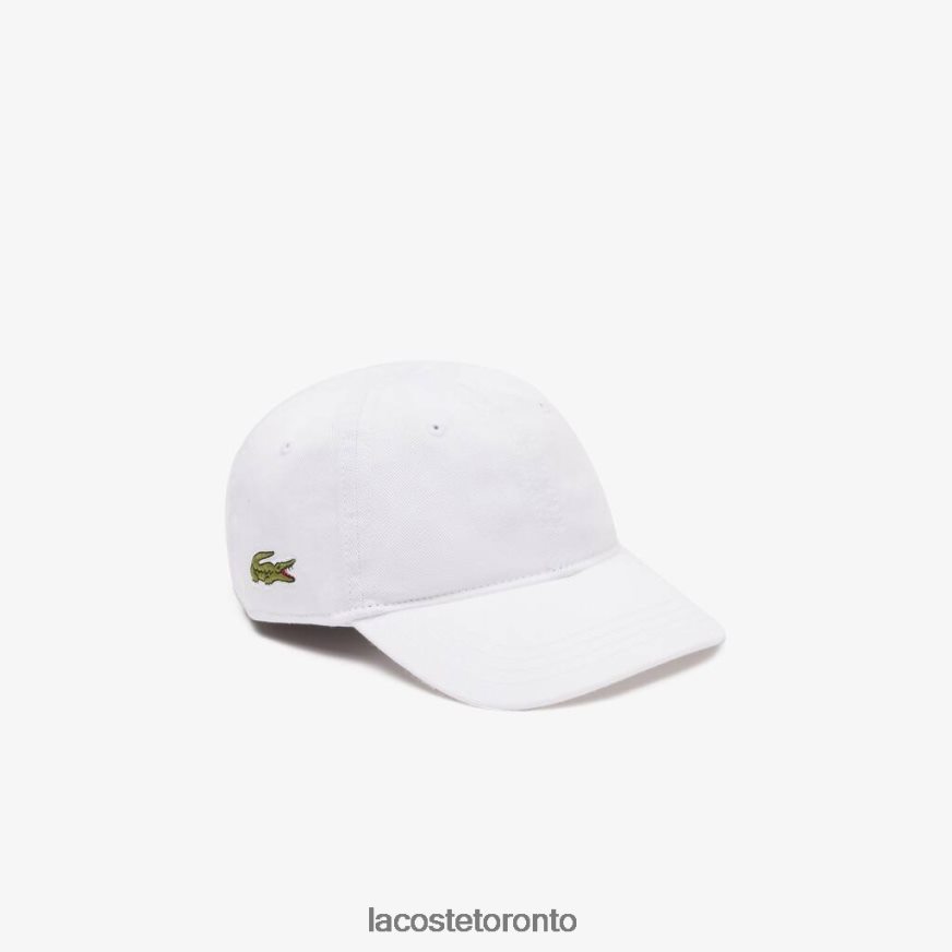 Accessories Lacoste Solid Gabardine Cap White Kids Z60BPR2277