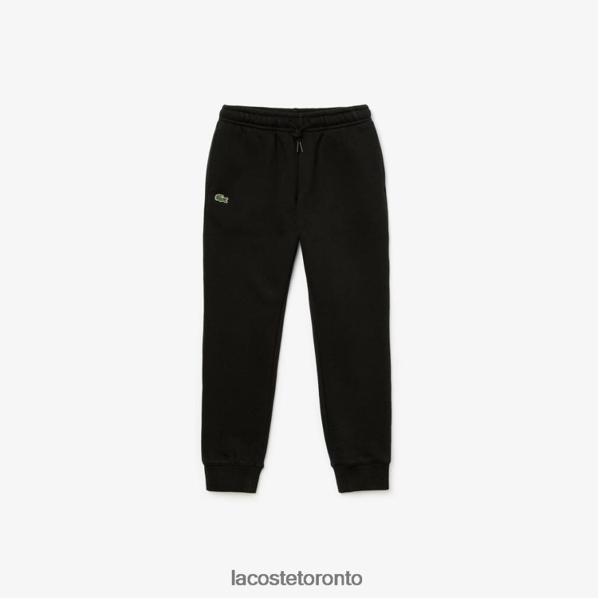 Clothing Lacoste SPORT Fleece Sweatpants Black Kids Z60BPR3216