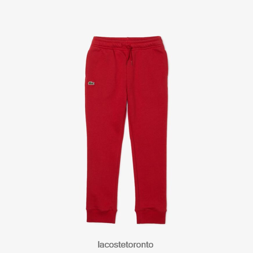 Clothing Lacoste SPORT Fleece Sweatpants Red Kids Z60BPR3218